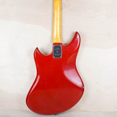 Yamaha SG-3 1966 Coral Red Vintage Japan w/ Bag image 3