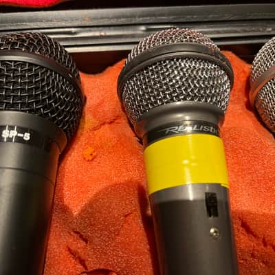Shure/Nady/4 microphones Shure/realistic/ Nady Early 80s - Silver/black image 6