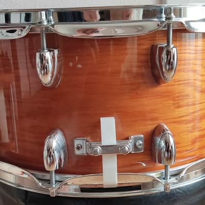 14x7 Yamaha Oak custom snare in Honey Amber image 2