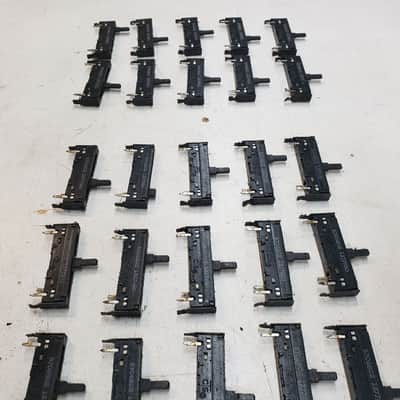 Used Set of 35 Original ARP Quadra Sliders for Refurbishing/Parts/Repair image 7