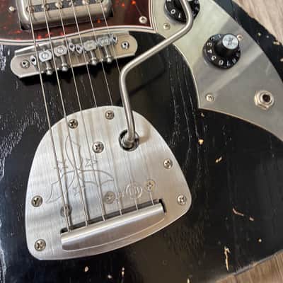 Novo Miris J 2024 Lollar 24.75 Scale Stainless Steel Jumbo Frets Bull Black over 64 burst ebony image 3