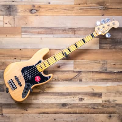 B-Stock Squier Classic Vibe '70s Jazz Bass V 5-String Electric, Natural image 1