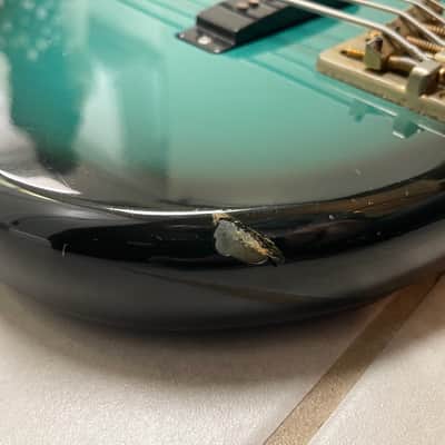 Aria Pro II  RSB Deluxe II Bass 1983 - Blue Burst MIJ Matsumoku John Taylor Cliff Burton image 6