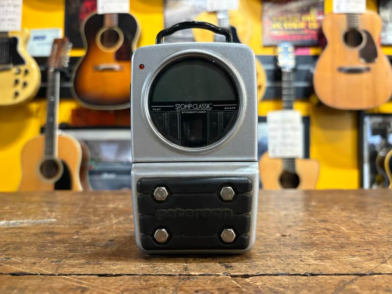 Peterson Stomp Classic Strobotuner Pedal Guitar Tuner 2010s - Silver/Black image 1