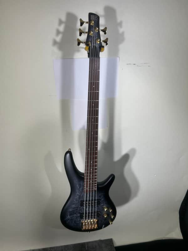 Ibanez Electric Bass SR305EDX-BZM (In-House Adjusted) - Black Ice Frozen Matte image 1