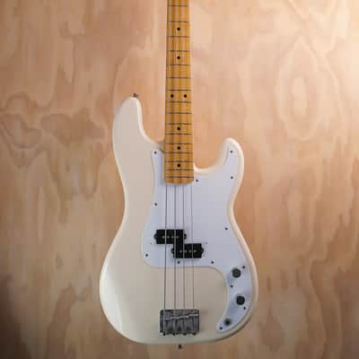 Fender PB-57 Precision Bass MIJ Olympic White – Good Condition image 3