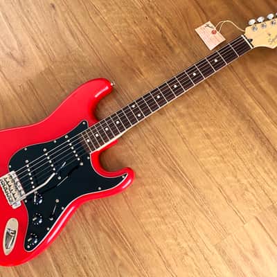 Rare Vintage 1993 MIJ Fender Squier Stratocaster Candy Apple Red Guitar! image 1