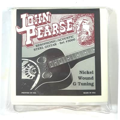 JJohn Pearse Guitar Strings 2 Sets Resonator Resophonic Nickel Wound G Tuning image 2