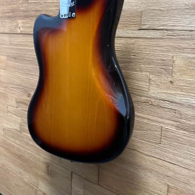 Fender Kurt Cobain Jaguar Guitar-2013-MIM- 3-Color Sunburst 8lbs 9oz w/gig bag image 15