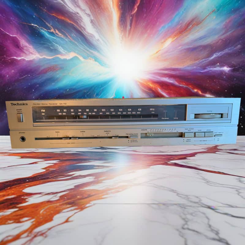 Technics SA-110 Receiver SILVER WORKS GREAT VINTAGE image 1