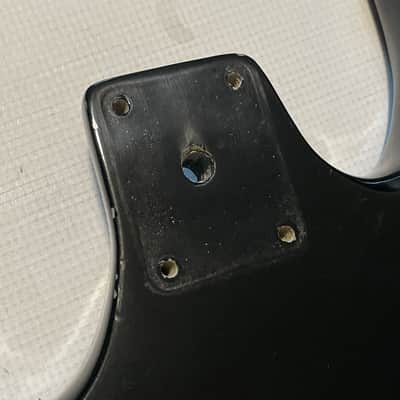 1990 Korean Ibanez EX 140 Series Black Basswood Guitar Body 2 Post Tremolo Ready image 12