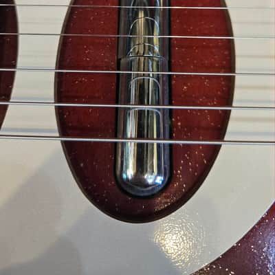 Silvertone 1457 Guitar and Amplifier 1965 - Red Sparkel image 5