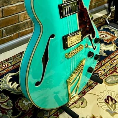 2017 D'Angelico Excel EX-SS Excellent Plus Condition Surf Green Bild 2
