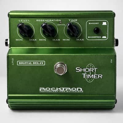 Rocktron Short Timer Retro Digital Delay Pedal - Chassis Series - Green - Slapback Echo - Tested & Working image 2