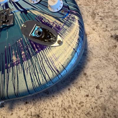 Fender SplatterCaster Midnight Swirl image 10