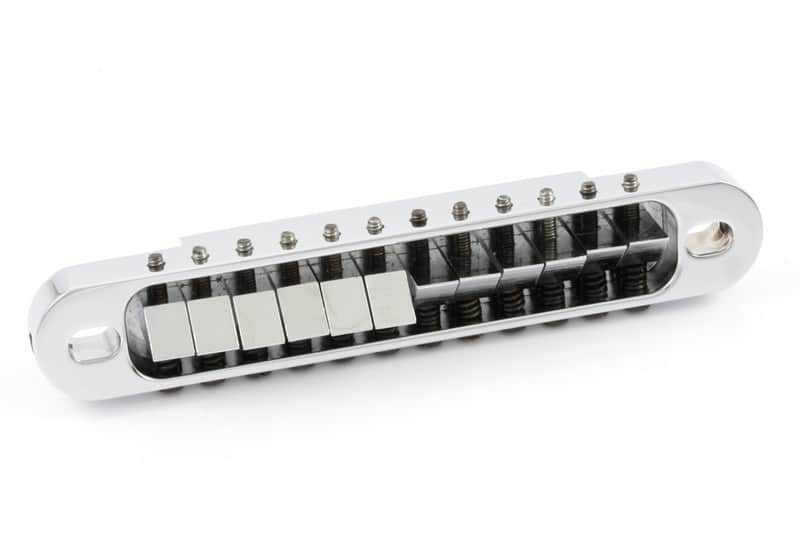 ABM 2412-C 12-String Tunematic Bridge - CHROME image 1