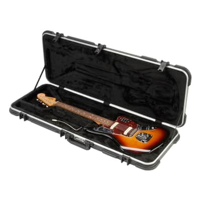 SKB Cases Molded Hardshell Case with Plush Foam Interior, TSA Latch, and Over-Molded Handle for Fender Jaguar or Fender Jazzmaster Guitar image 5