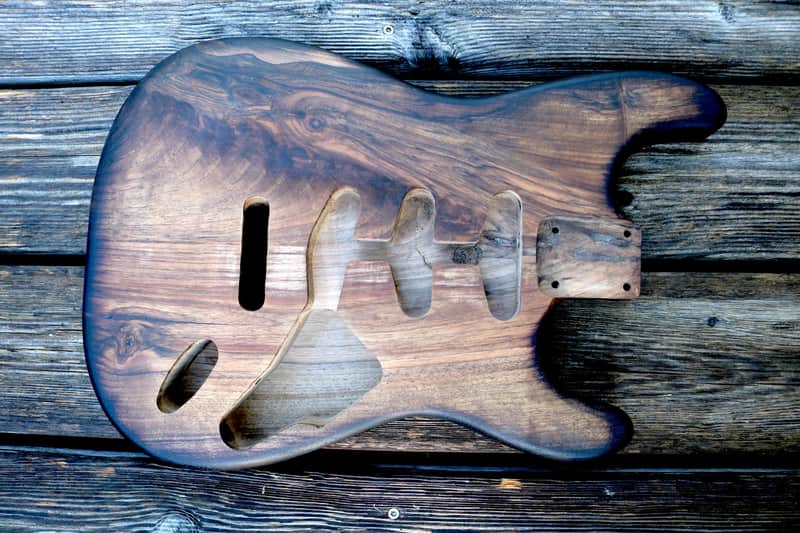 Stratocaster body, walnut image 1
