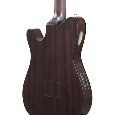 Ibanez FRH20QMN FRH Acoustic Electric Guitar - Cosmic Blue Sunburst image 8