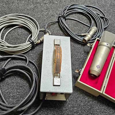 Vintage Neumann U 67 Large Diaphragm Multipattern Tube Condenser Microphone 1960 - 1971 - Nickel image 1