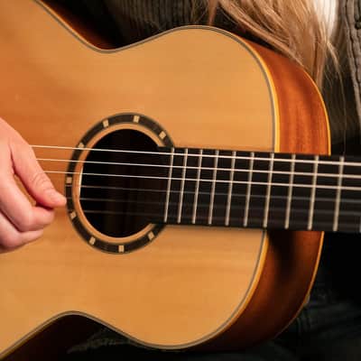 Ortega R121-3/4 Family Series 3/4 Classical Guitar 6 String - Mahogany Natural + Gigbag image 3