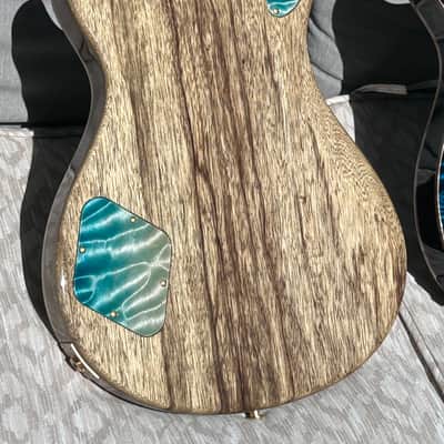 2024 Paul Reed Smith PRS McCarty 594 Private Stock 11482 One Piece Quilt Top Bahama Blue Dragons Breath image 13