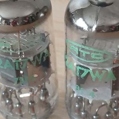 Very rare 70's NOS RTC Philips Mullard 12AT7WA special quality ecc81 12at7 like M8137 best pro audio tube preamp... image 2