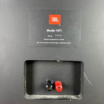 JBL 18Ti Bookshelf Loudspeaker (Pair) 1980's - Natural | Reverb