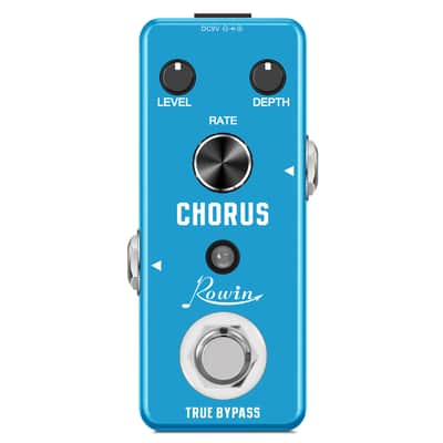 Rowin Analog Chorus Guitar Pedal, BBD Circuit Pure Ensemble Chorus Effect, True Bypass Mini Pedal for Electric Guitar & Bass image 1
