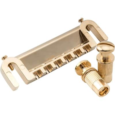 52.5mm Adjustable Wraparound Bridge Tailpiece for Epiphone Les Paul Junior LP Style Electric Guitar, Nickel image 3