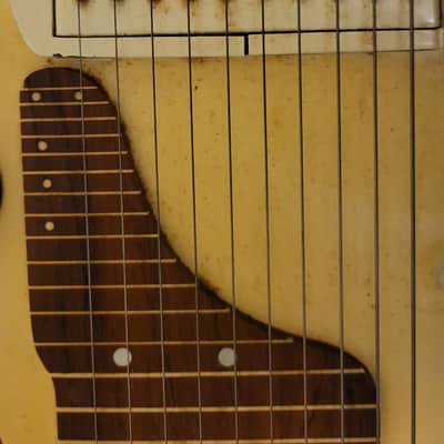 Eddie Alkire 10 String E Harp 1948 White image 7