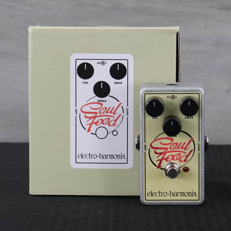 Electro-Harmonix Soul Food Transparent Overdrive Cream image 1