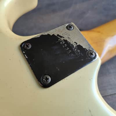 1984 Kramer Japan Pacer Imperial HH Electric Guitar w/Floyd Rose (White) image 9