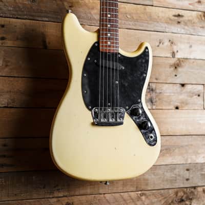 1976 Fender Music Master in Olympic White image 2