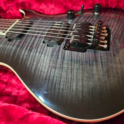 ESP LTD H3-1000 FR WITH CASE 2020 - Present - See Thru Black Sunburst image 8