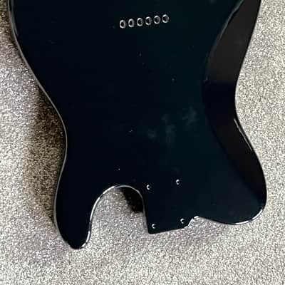 G&L Fullerton ASAT Classic Bluesboy guitar body left handed black image 4