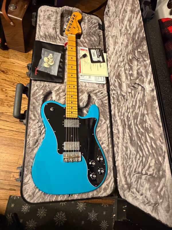 Fender American deluxe ll Telecaster 2023 - Miami blue