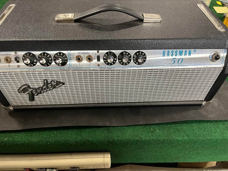 Fender Bassman 50 2-Channel 50-Watt Guitar Amp Head 1972 - 1976