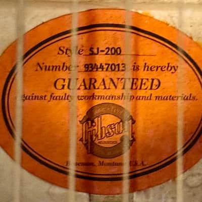 Gibson SJ-200 1997 Maple Guitar image 8