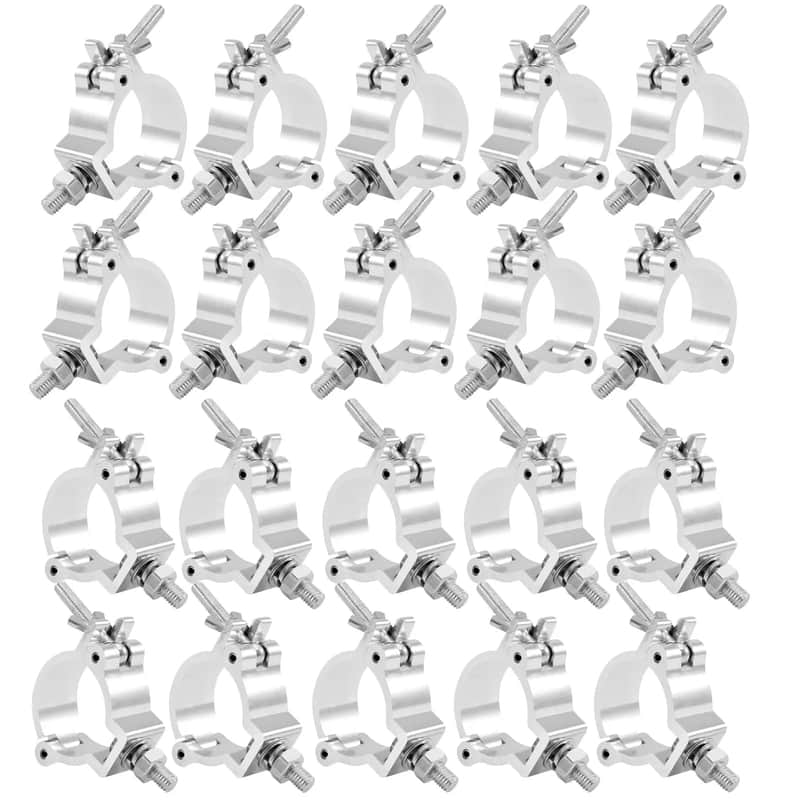 NEW 20PC 220lbs Heavy Duty Stage Lighting Clamps DJ Light Truss Clamp Set image 1