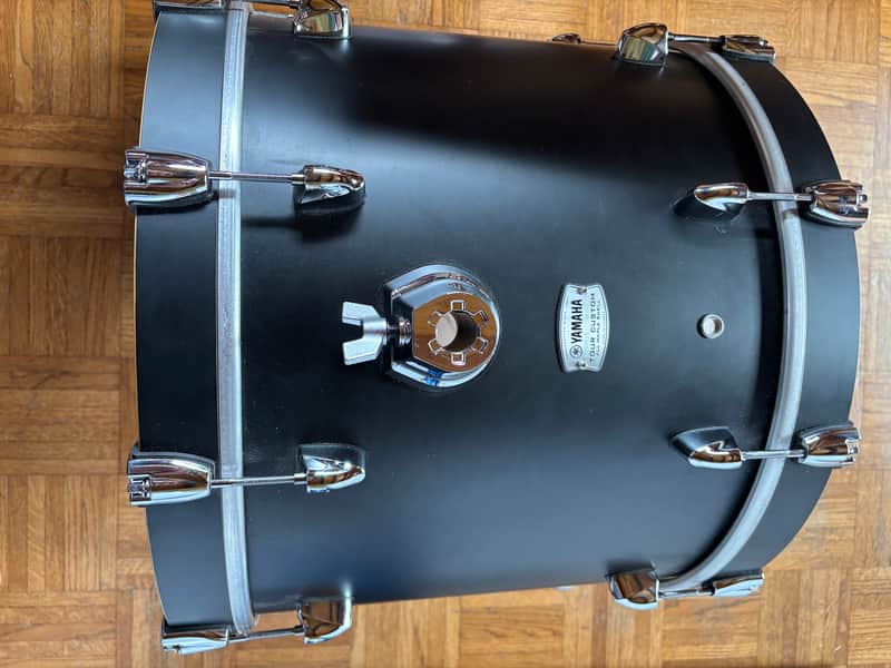 Yamaha Tour Custom Maple BD and MT Black Licorice Satin image 1