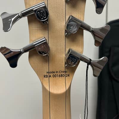 Warwick RockBass Corvette Basic 5-String Fretless Bass - Nirvana Black Transparent Satin image 5