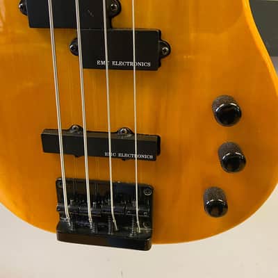 Tanglewood Rebel 4K See-Through Orange Electric Bass Guitar image 4