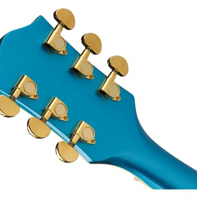 Gretsch G2655TG Streamliner Center Block Jr. Double-Cut w/ Bigsby - Riviera Blue image 5