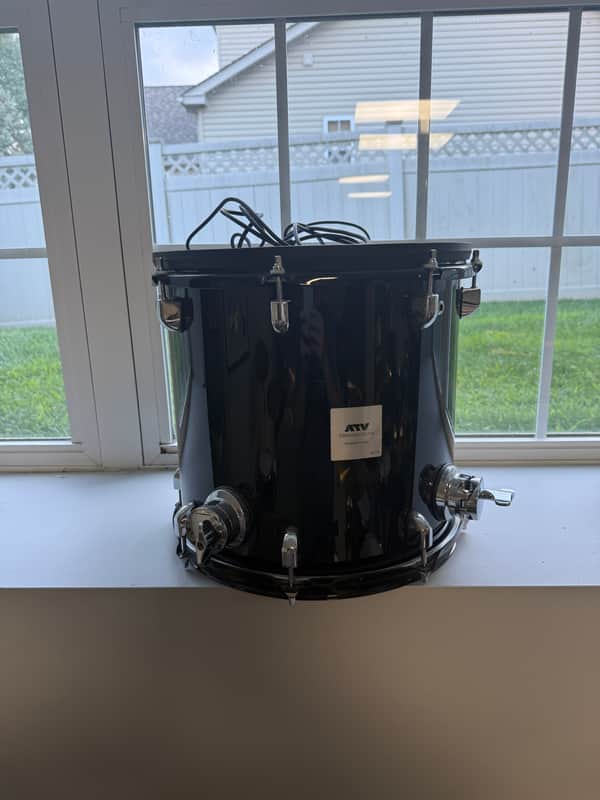 ATV aDrums aD-T13 13" Electronic Floor Tom 2010s - Black image 1