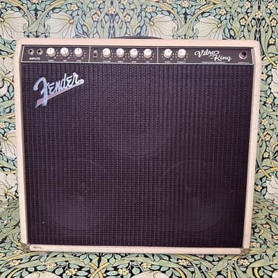 Fender Vibro King 3x10 Combo Amp Blonde 1993 image 2