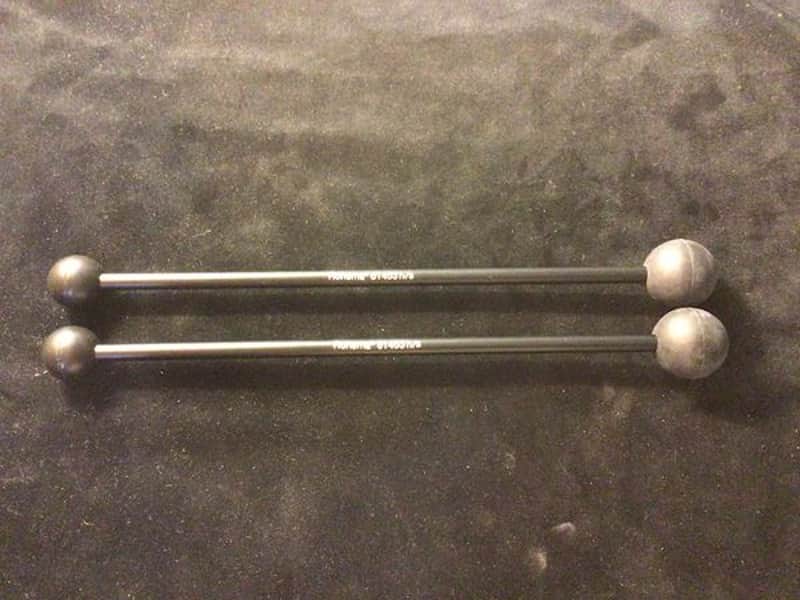 Rohema Percussion - Percussion Mallets - Hard / Soft Rubber Balls (Made in Germany) Pair image 1