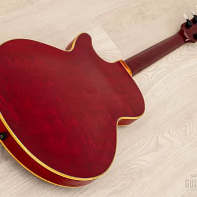 1989 Ibanez George Benson Signature GB30 Trans Red, Near-Mint w/ Case & Tag image 14