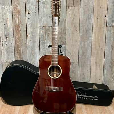 Rare 1978 Daion THE '78 Heritage 12-String Made in, Mahogany Stain Gloss Finish Slotted Headstock , Pro Setup Hard Shell Case image 15
