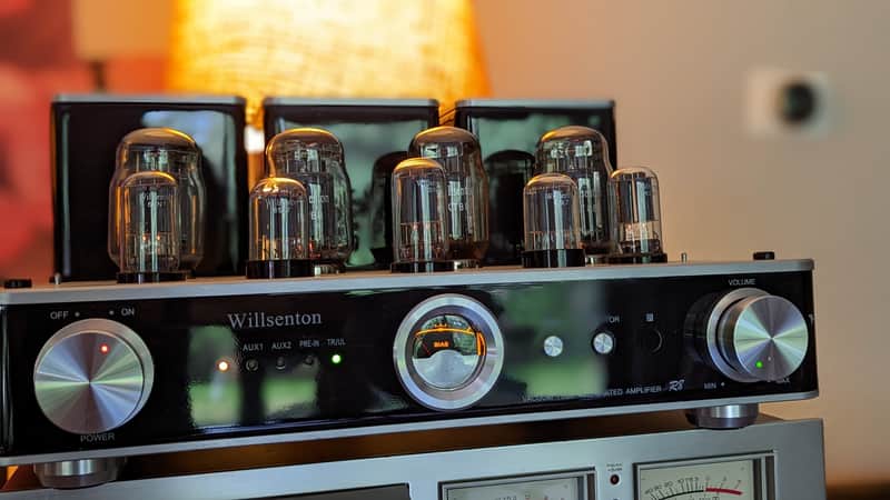 Willsenton R8 KT88/EL34 x4 Tube Amplifier Black/Silver image 1